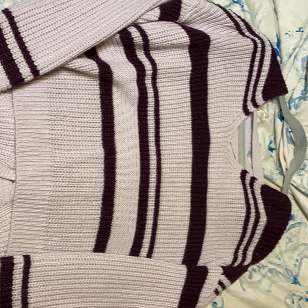 Cropped knitted sweat 💜